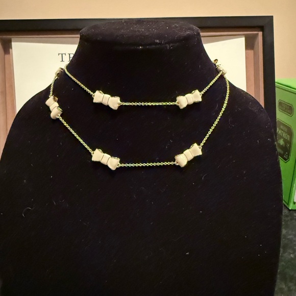 Kate Spade Take a Bow Cream Necklace - Picture 7 of 10